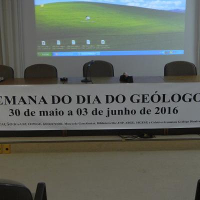 Semana do Dia do Geólogo – 2016